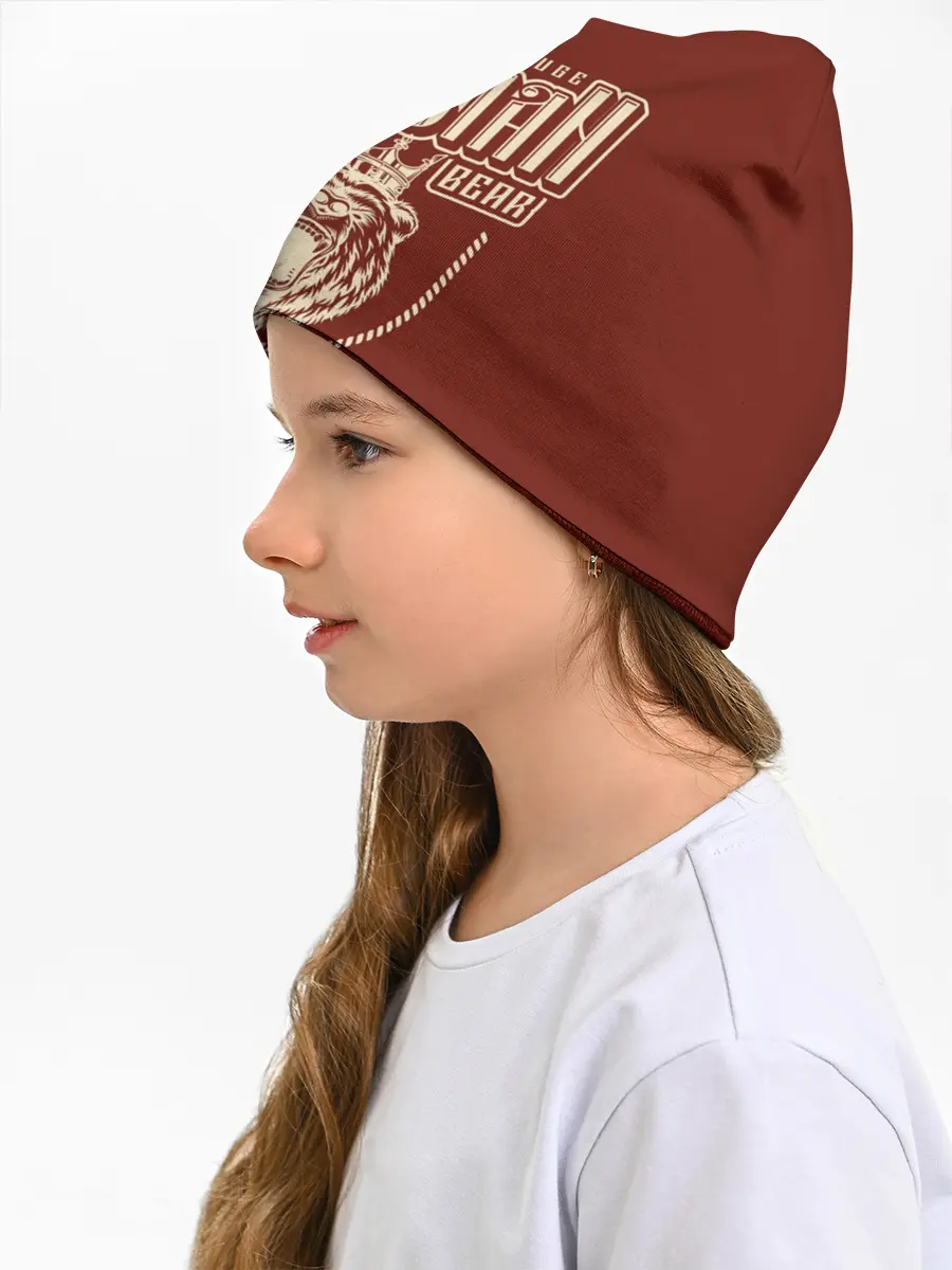 Детская шапка / Русский медведь в короне