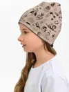 Детская шапка / принт в стиле тату