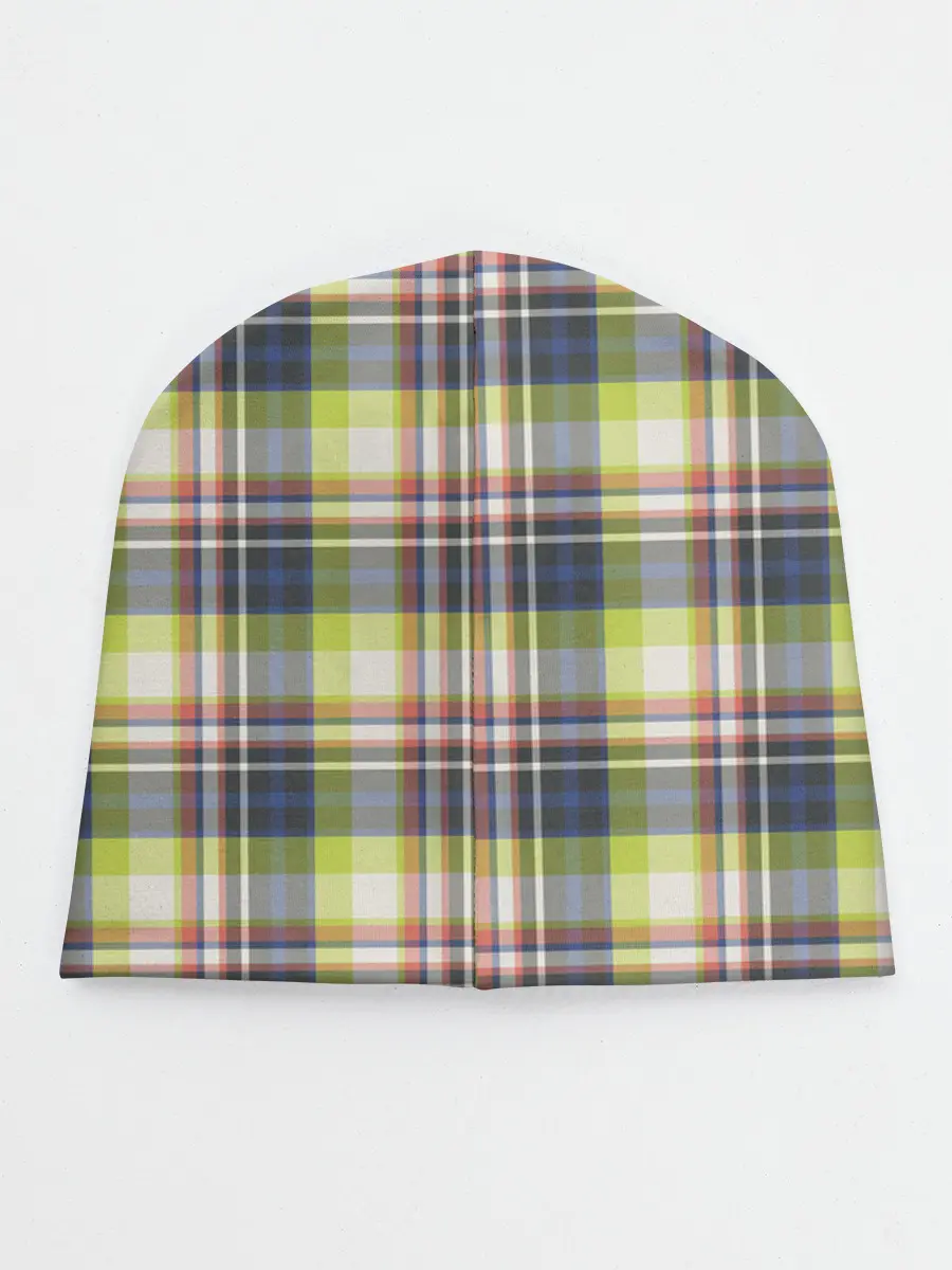 Детская шапка / Текстура в клетку