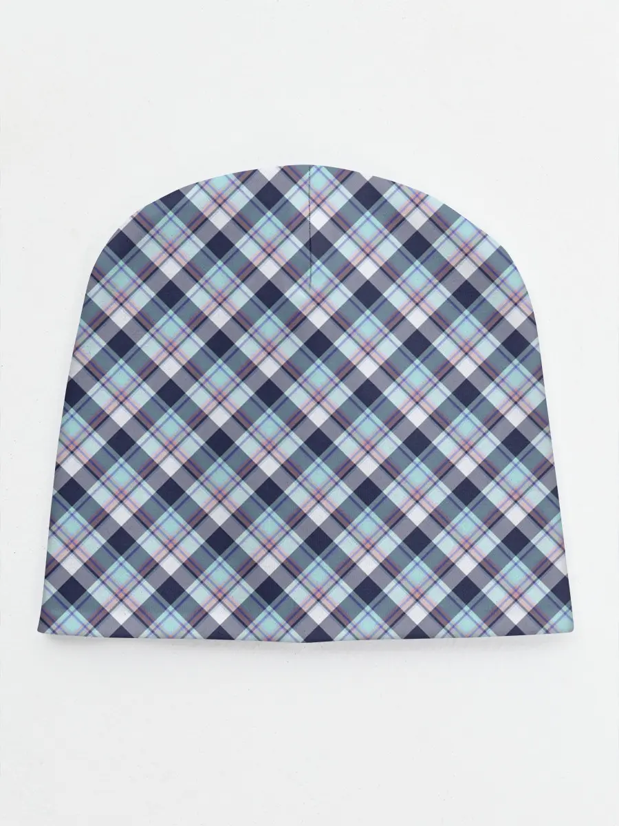 Детская шапка / Текстура в клетку