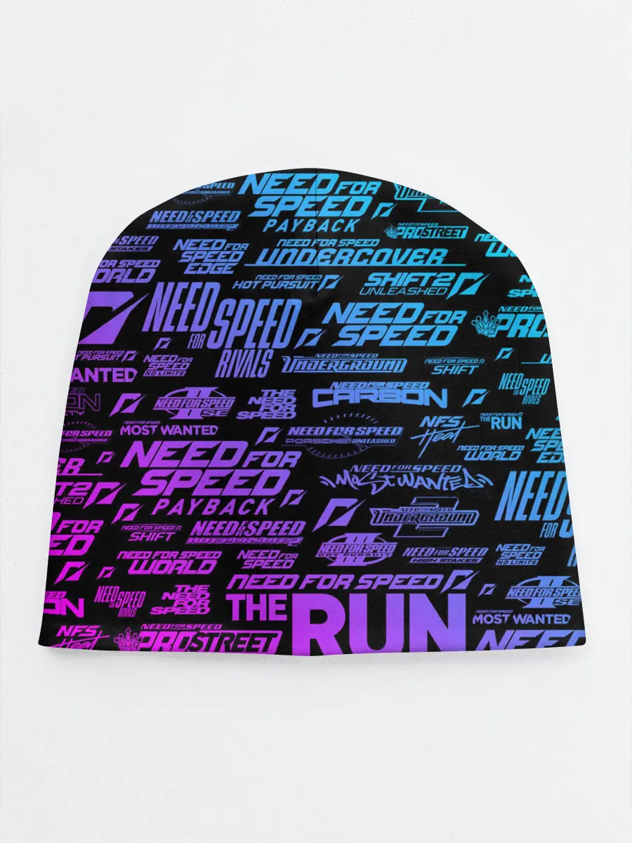 Детская шапка / NFS ALL LOGOS NEON