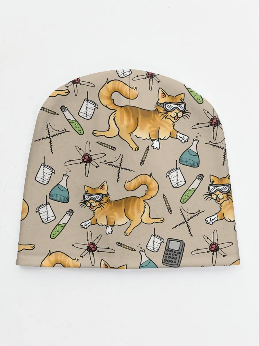 Детская шапка / Котики и колбы