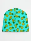 Детская шапка / Ананасы аква