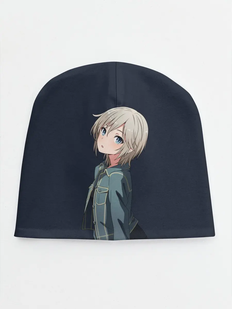 Детская шапка / Аниме Тян в джинсовке