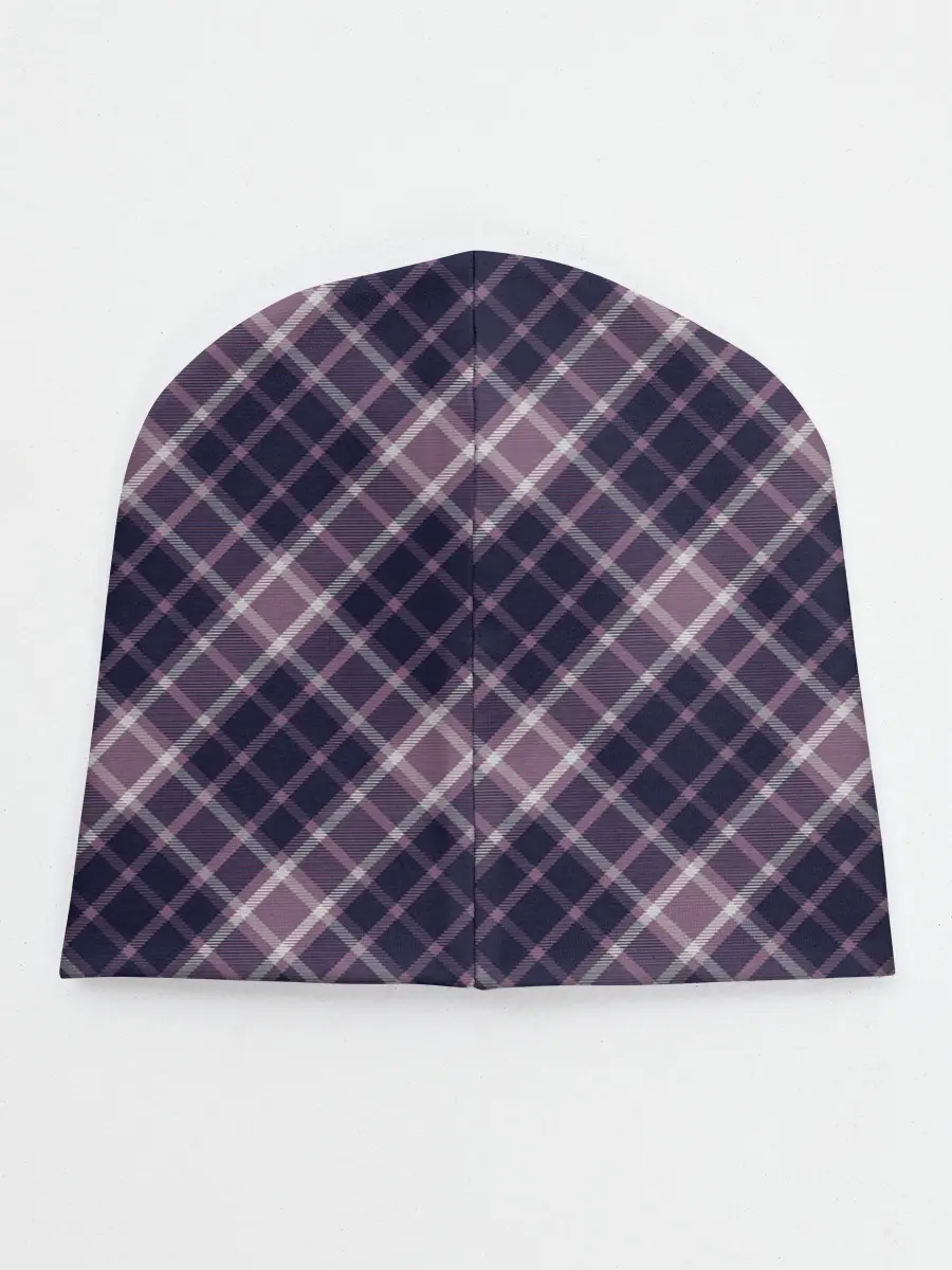 Детская шапка / Текстура в клетку