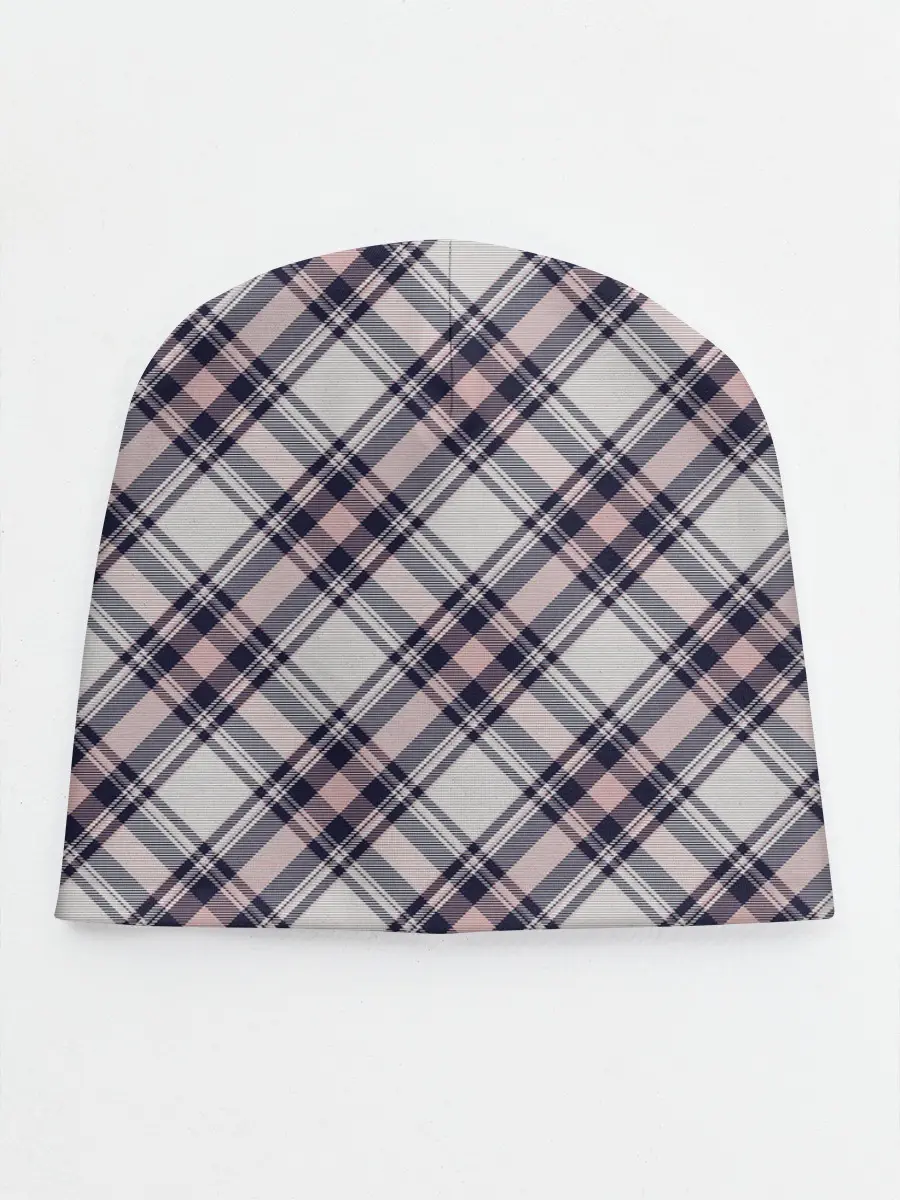 Детская шапка / Текстура в клетку