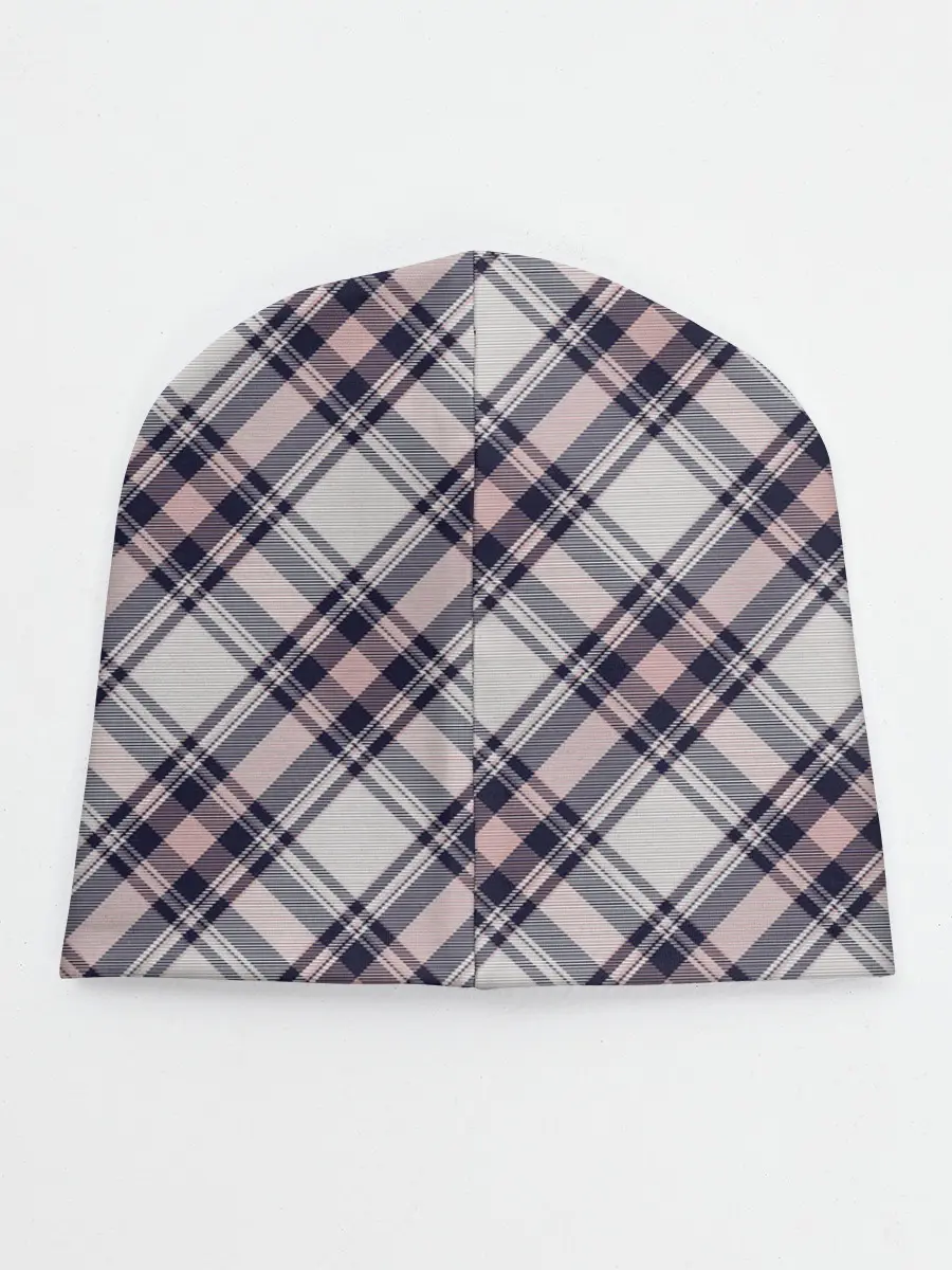 Детская шапка / Текстура в клетку