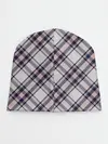 Детская шапка / Текстура в клетку