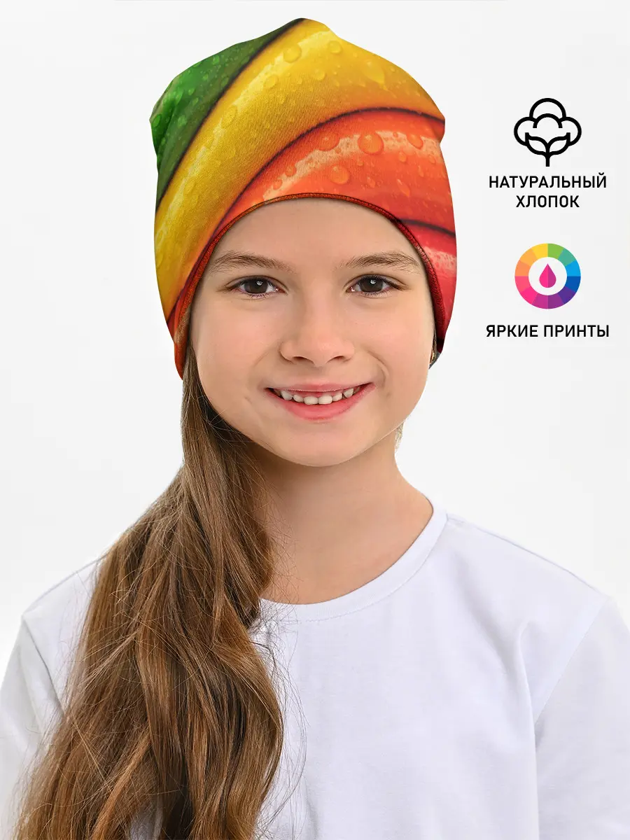 Детская шапка / Цветные линии