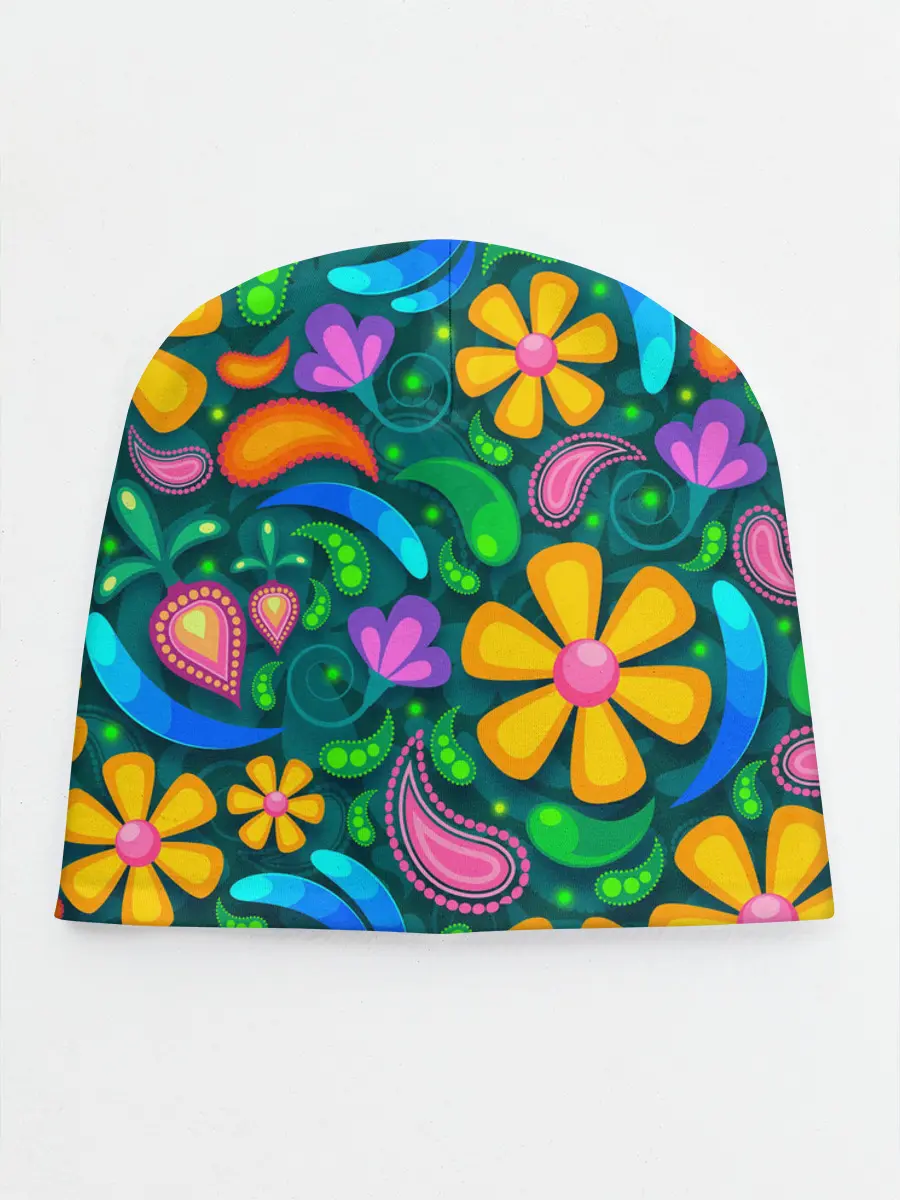 Детская шапка / ЯРКИЕ ЦВЕТЫ