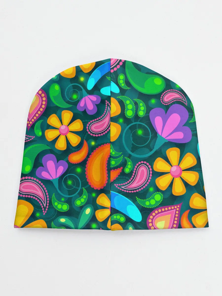 Детская шапка / ЯРКИЕ ЦВЕТЫ
