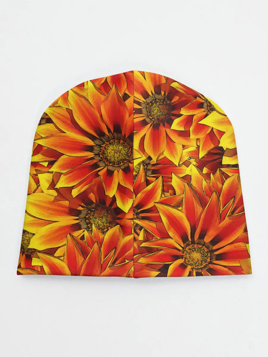 Детская шапка / ЦВЕТОЧНЫЙ ОРНАМЕНТ