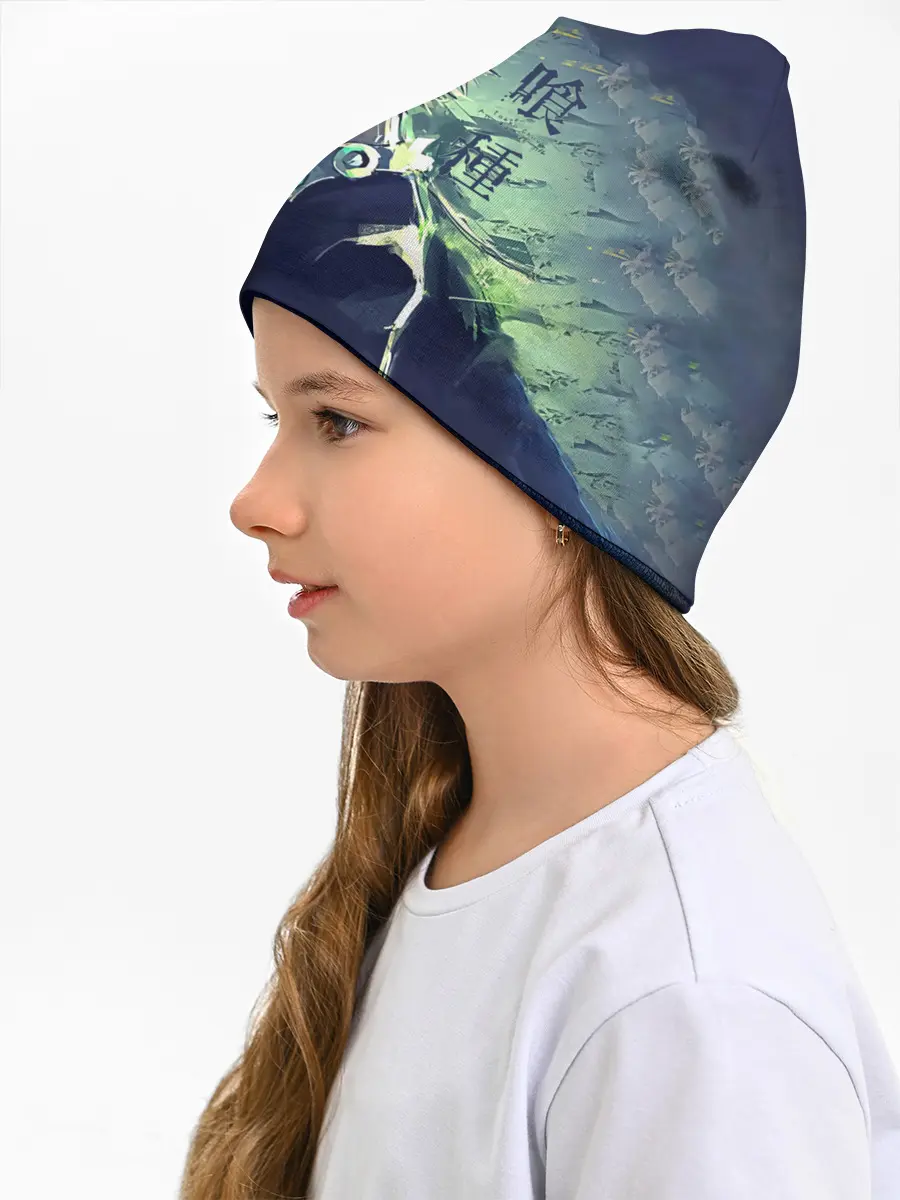 Детская шапка / Зеленая маска Канеки Кен