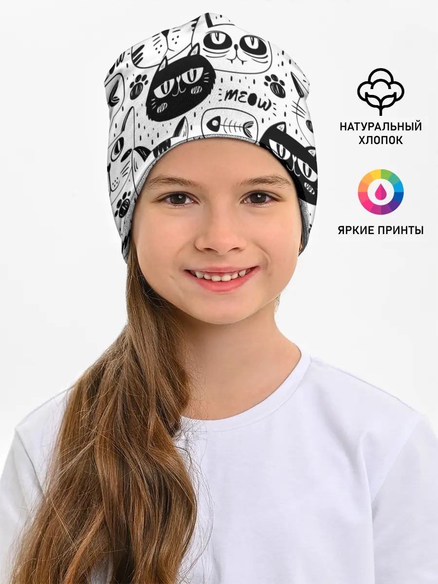 Детская шапка / Кошки