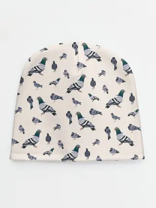 Детская шапка / Голуби