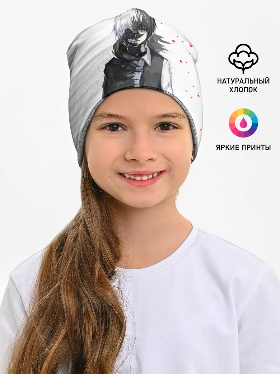 Детская шапка / Kaneki Ken красные капли