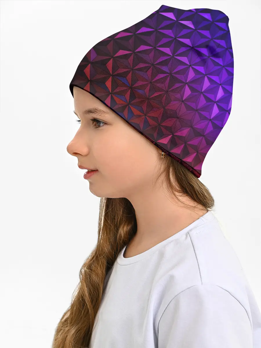 Детская шапка / Неоновая Текстура