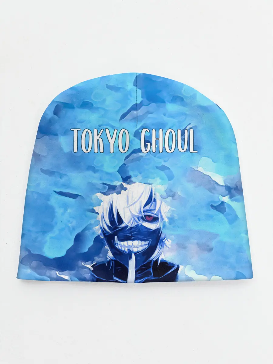 Детская шапка / Kaneki Ken на синем фоне