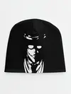 Детская шапка / Черно-белый Алукард