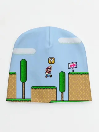 Детская шапка / Mario