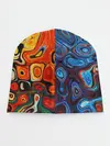 Детская шапка / Цветные абстрактные пятна