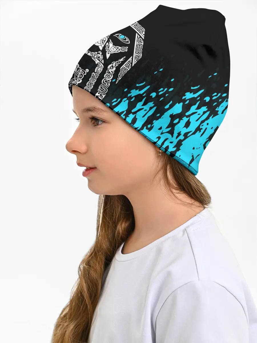 Детская шапка / БОГ ОДИН | Узорное лицо