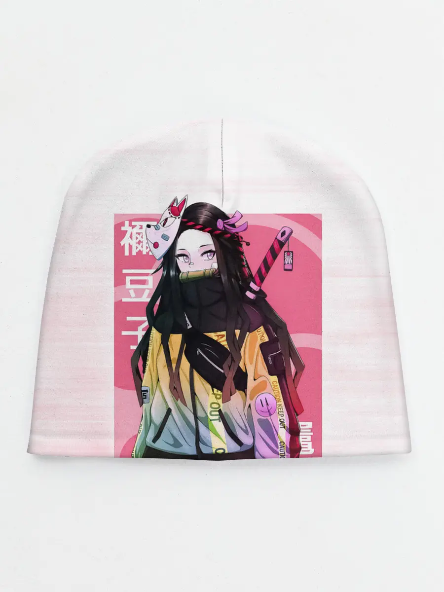 Детская шапка / Kimetsu no yaiba розовое