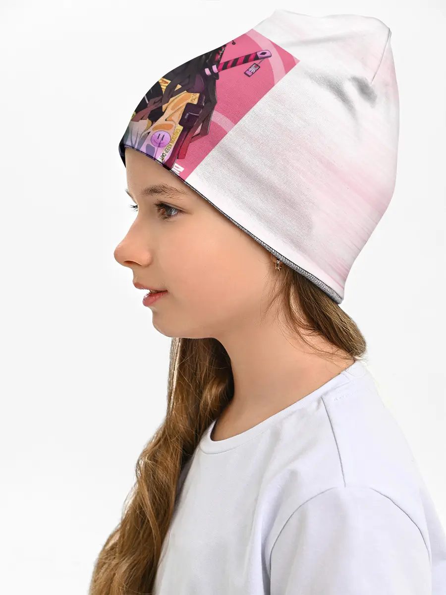 Детская шапка / Kimetsu no yaiba розовое