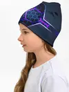 Детская шапка / Цветные соты 3D