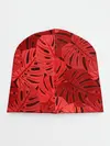 Детская шапка / Тропические листья Монстера