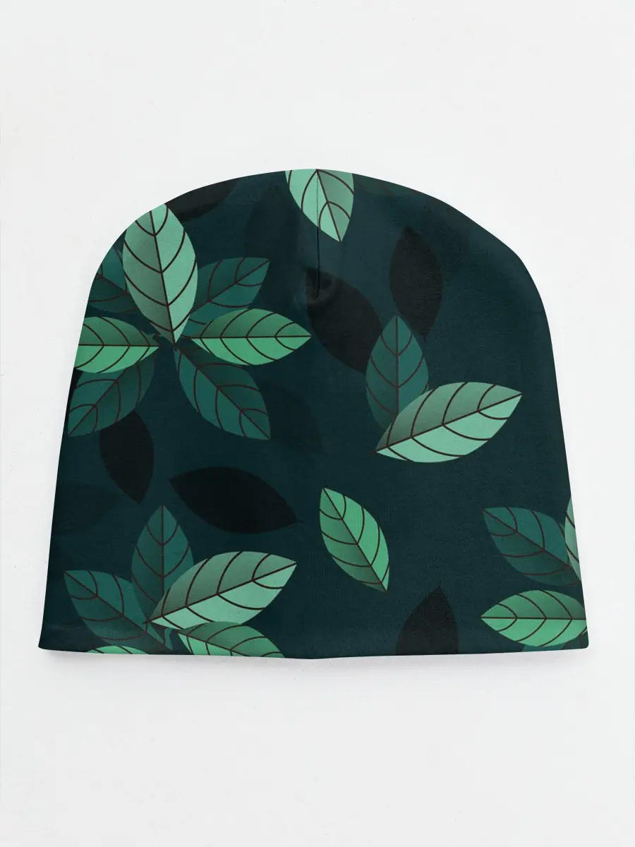 Детская шапка / Текстура Листья
