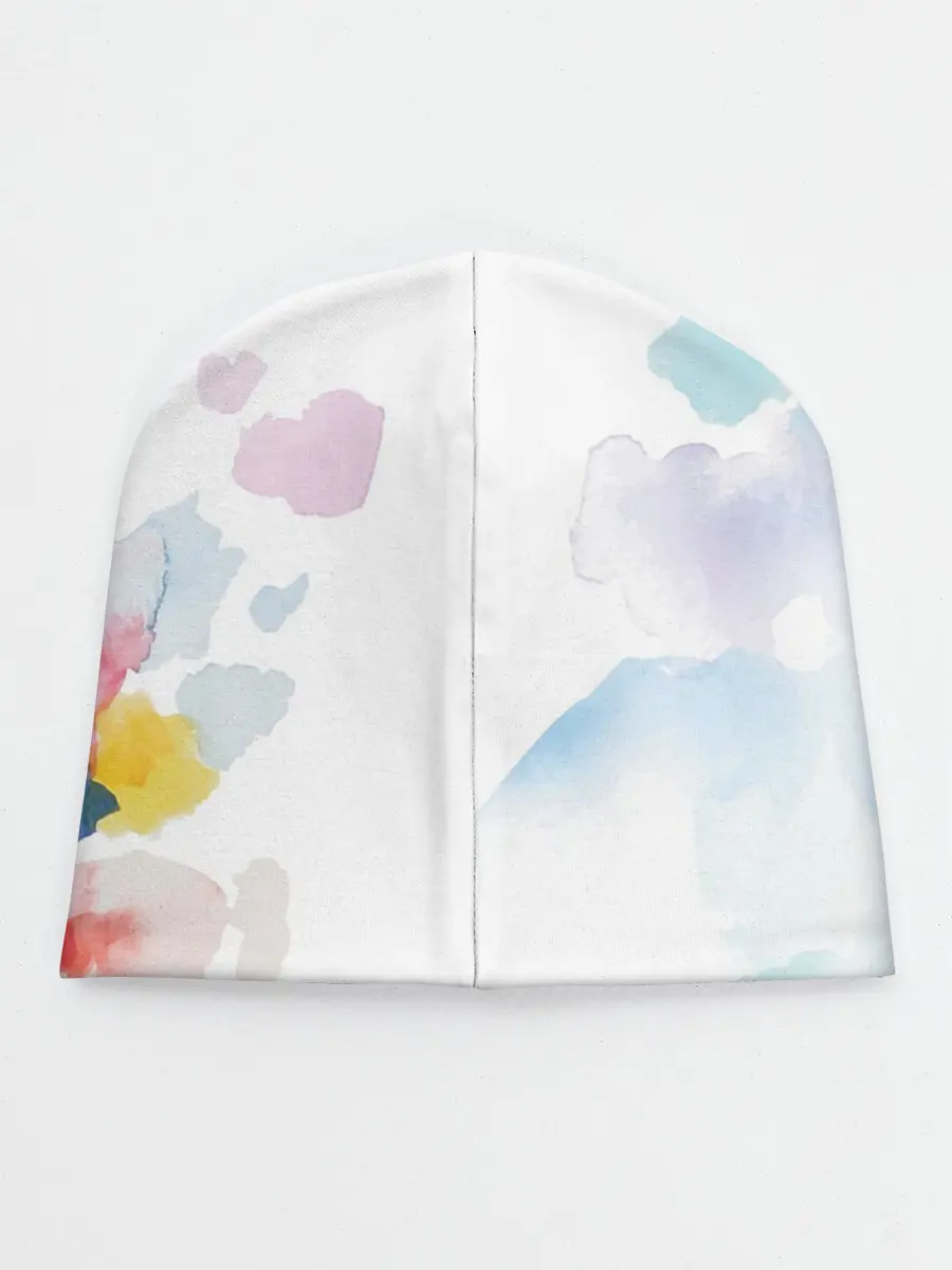 Детская шапка / Акварель