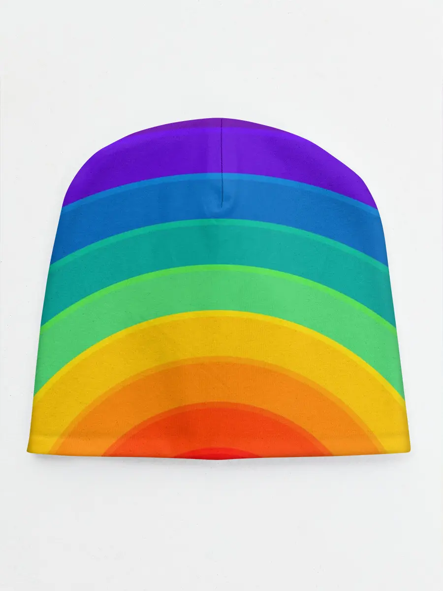 Детская шапка / Круговая радуга