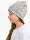 Детская шапка / Серая Мешковина