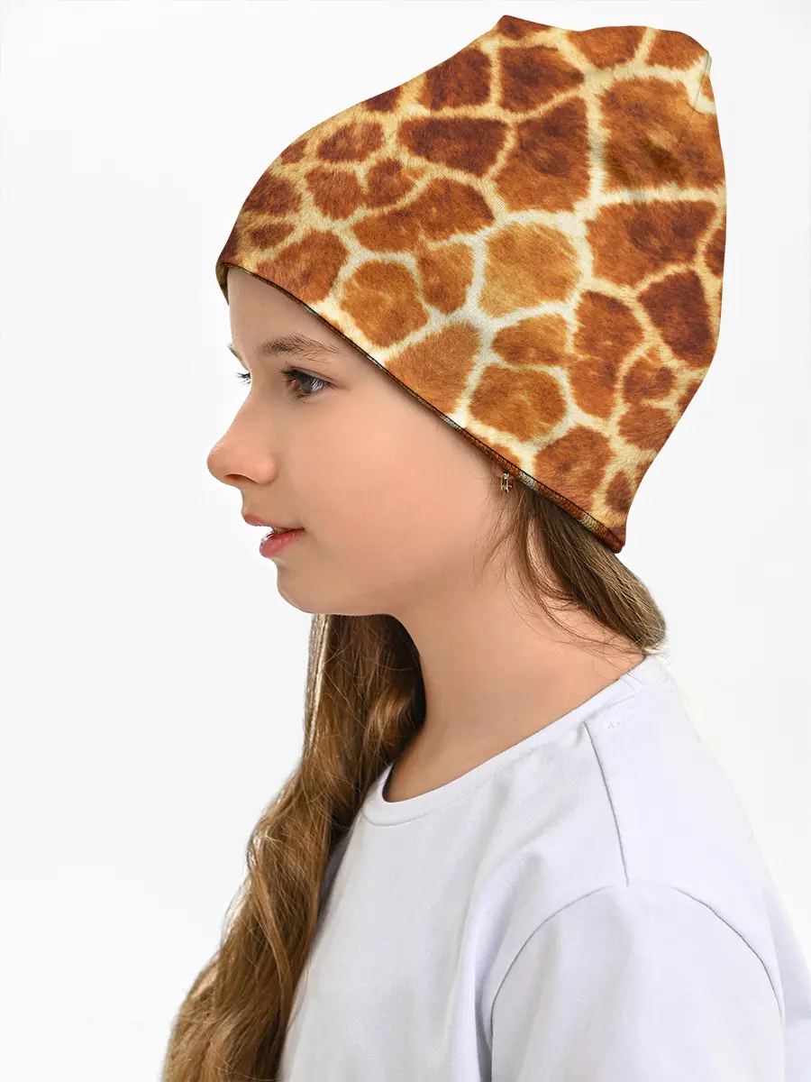 Детская шапка / Жираф