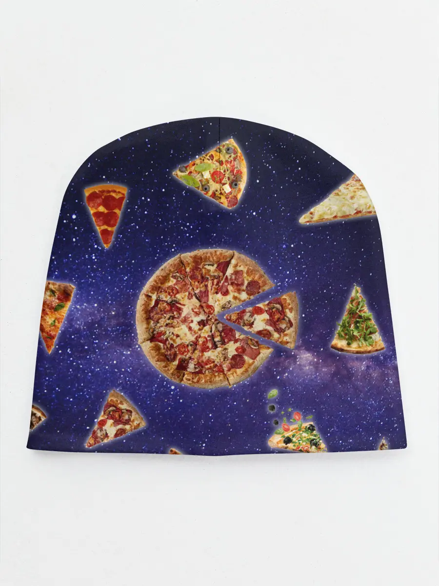 Детская шапка / Пицца в космосе