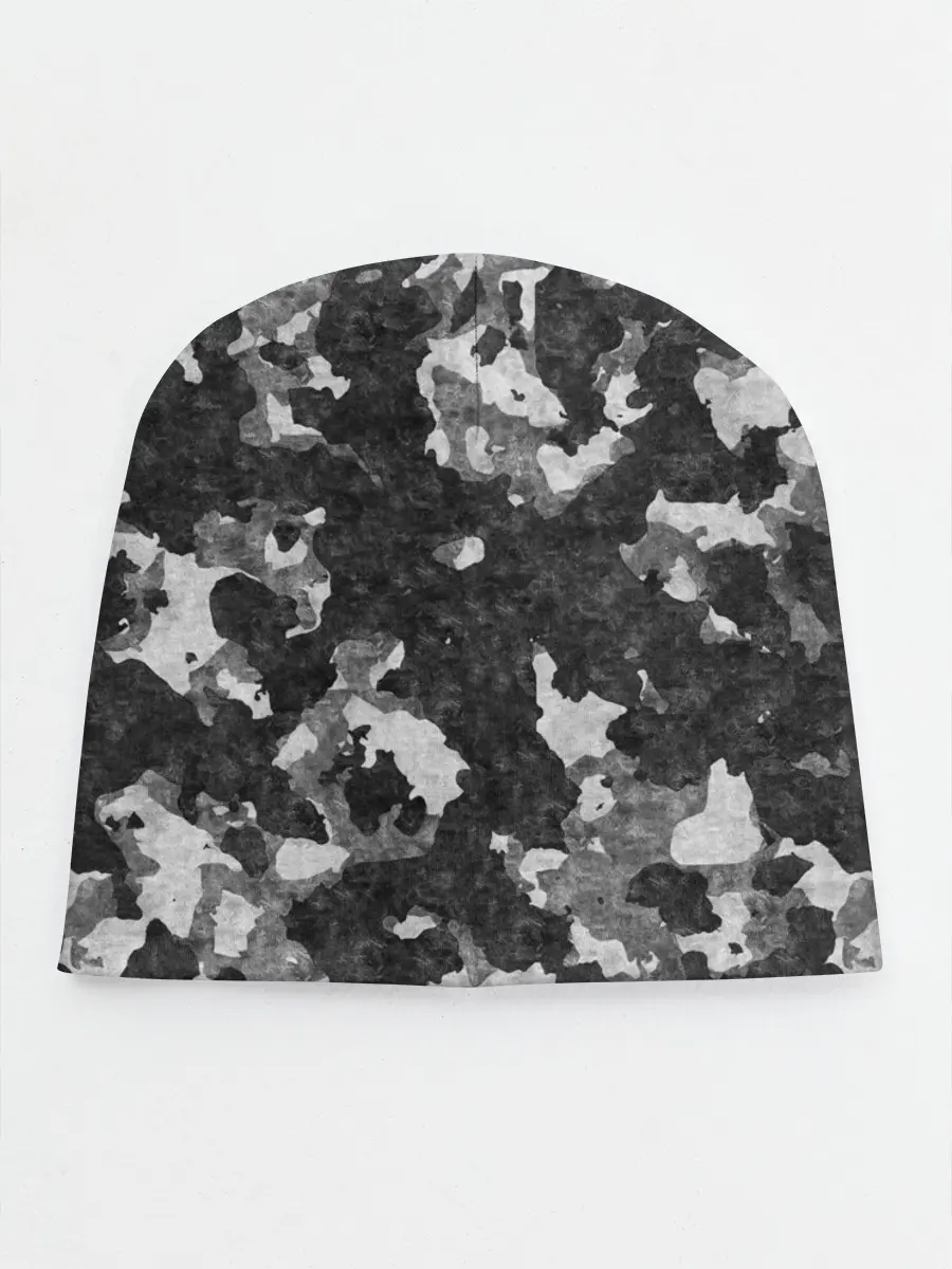 Детская шапка / Gray Camouflage