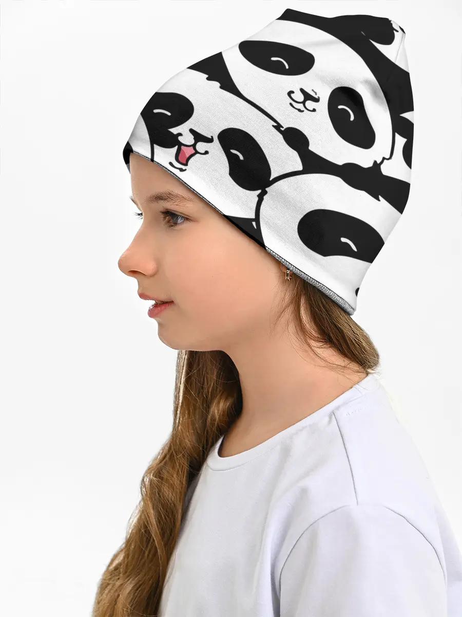 Детская шапка / панды