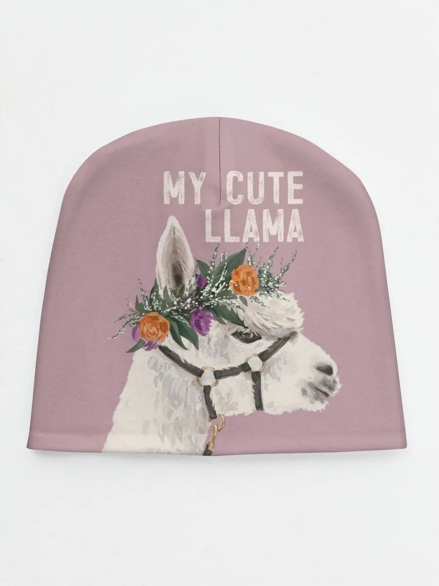 Детская шапка / My cute llama