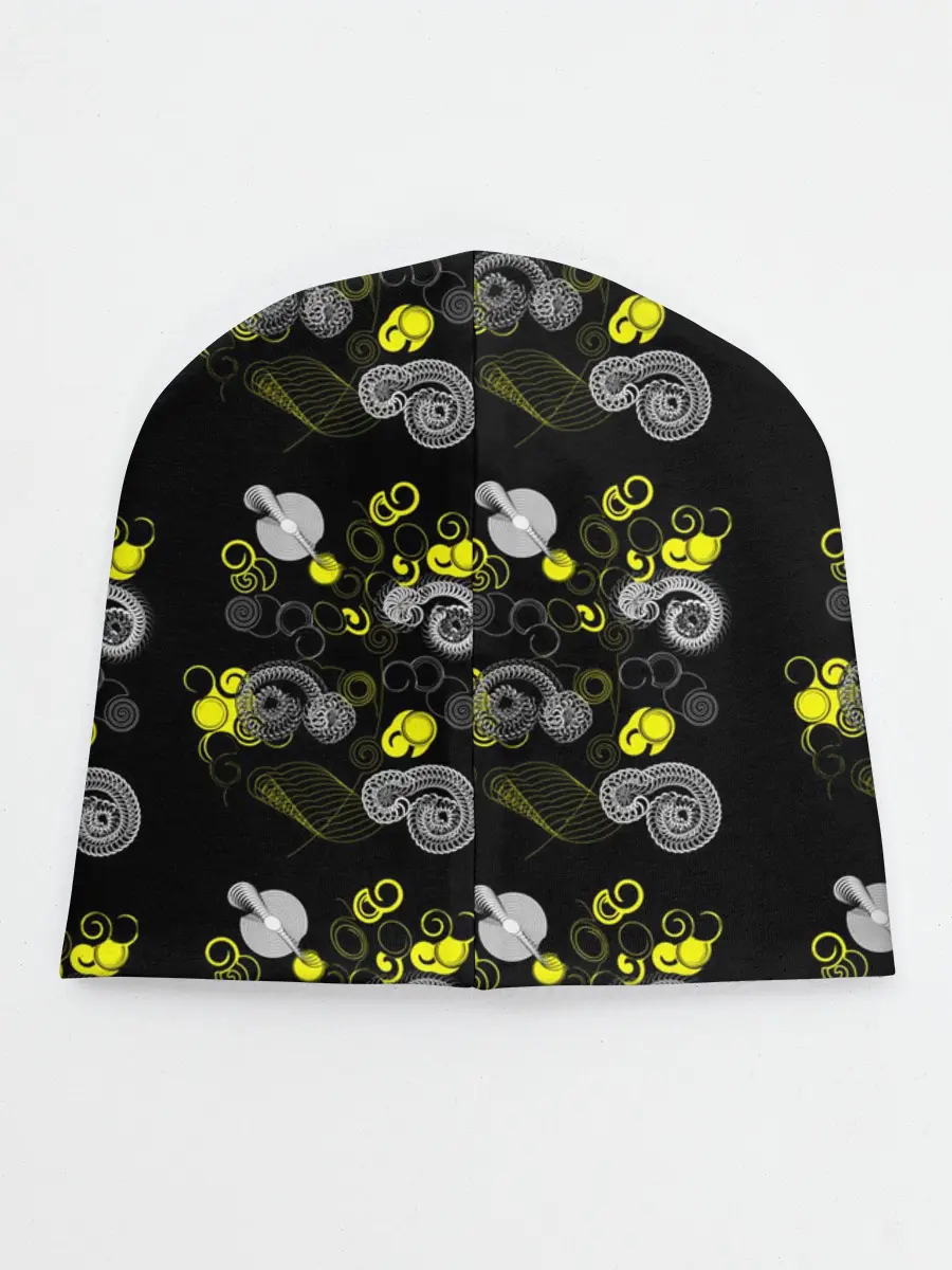Детская шапка / неоновая абстракция