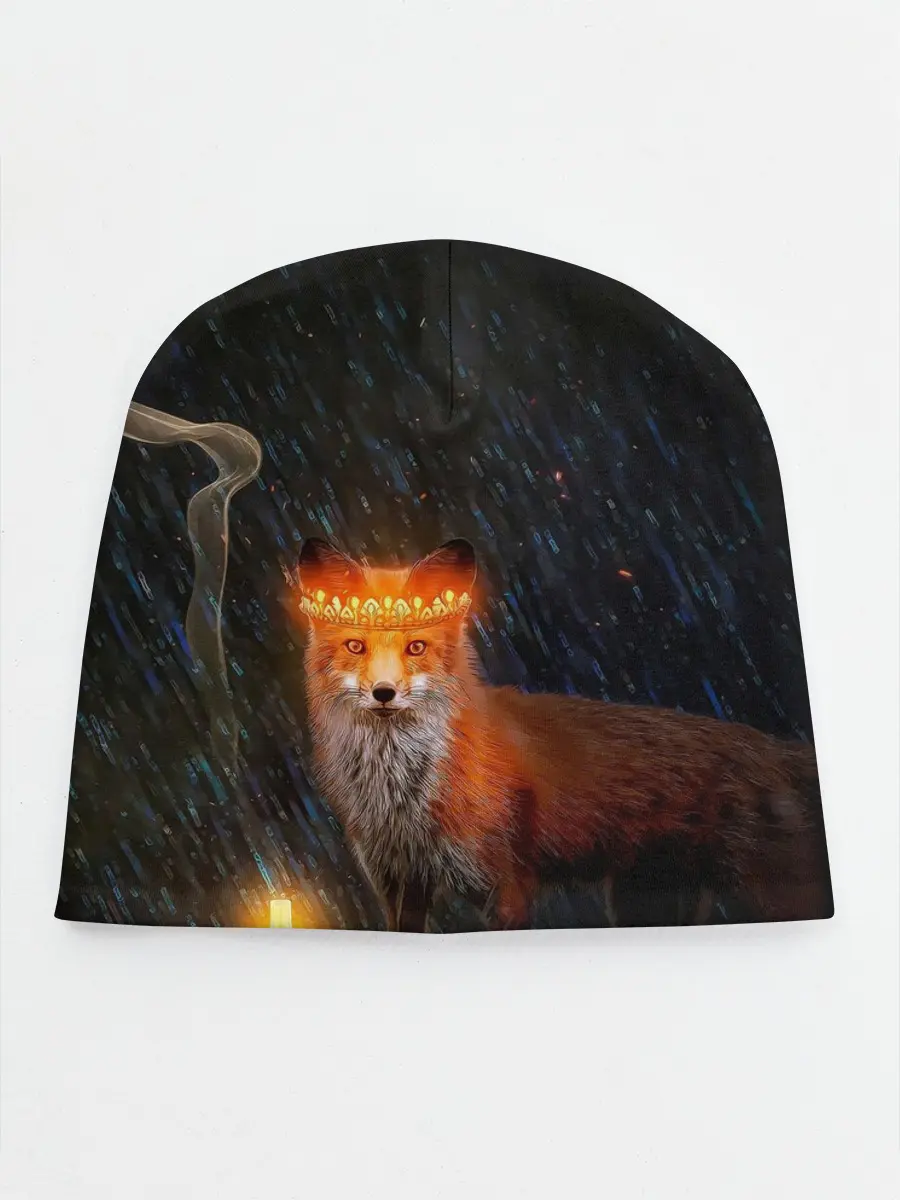 Детская шапка / Лиса с огненной короной