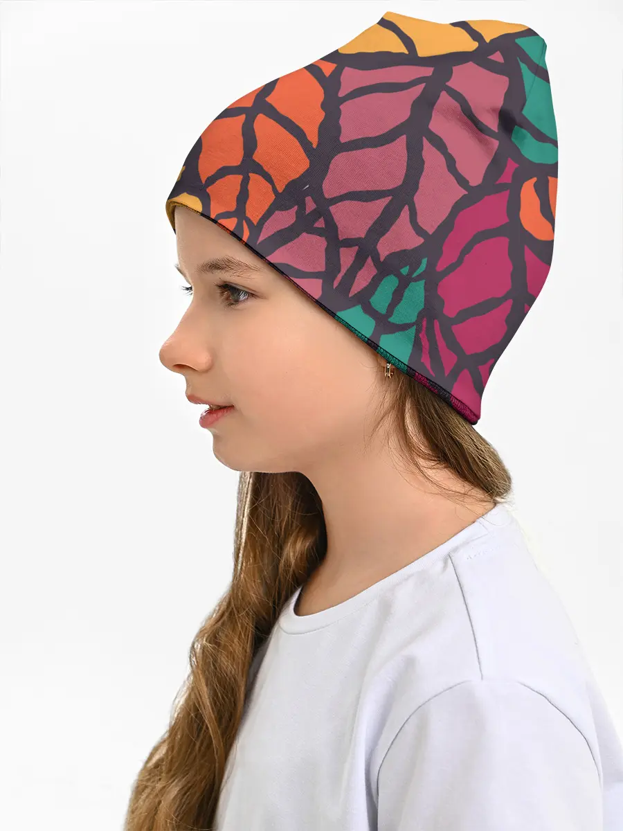 Детская шапка / Листья