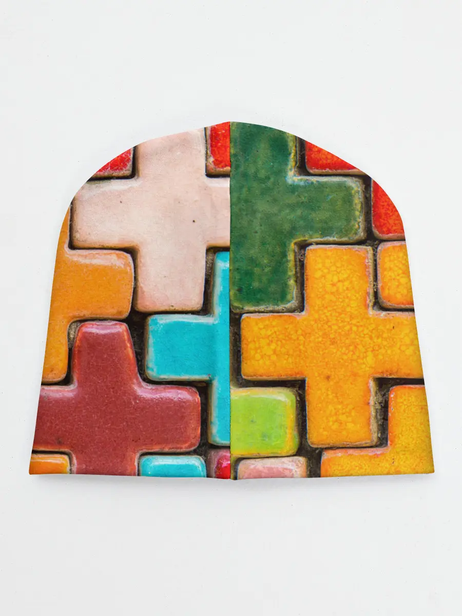 Детская шапка / Крестик