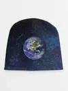 Детская шапка / Земля в космосе