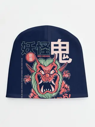 Детская шапка / Anime Oni Demon Yokai