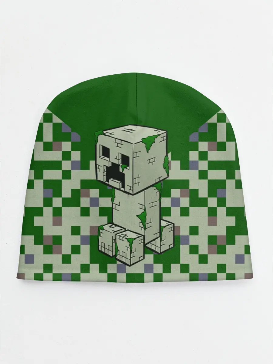 Детская шапка / Minecraft Крипер