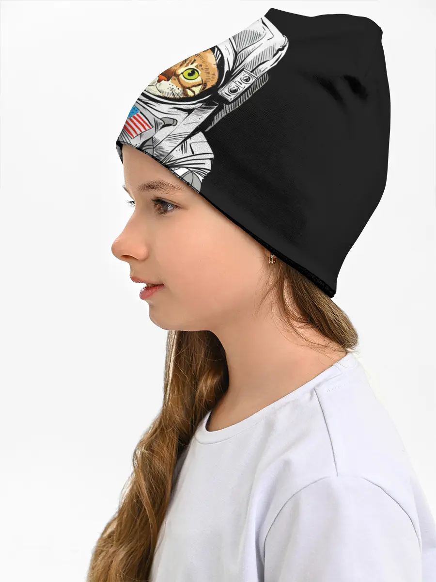 Детская шапка / Кот Космонавт