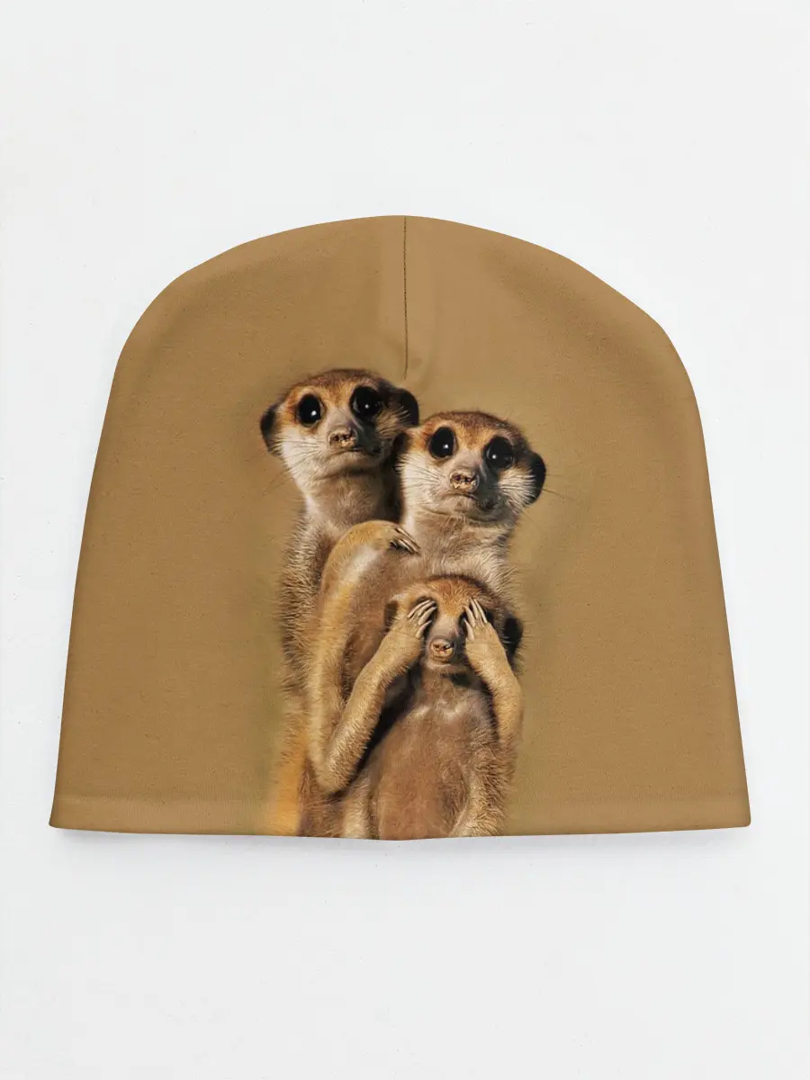 Детская шапка / Сурикаты
