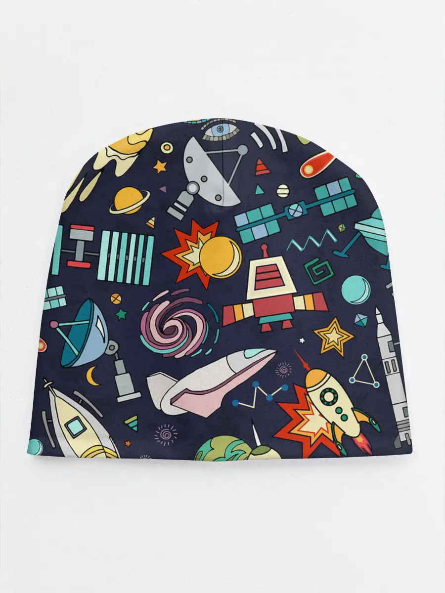 Детская шапка / Космос