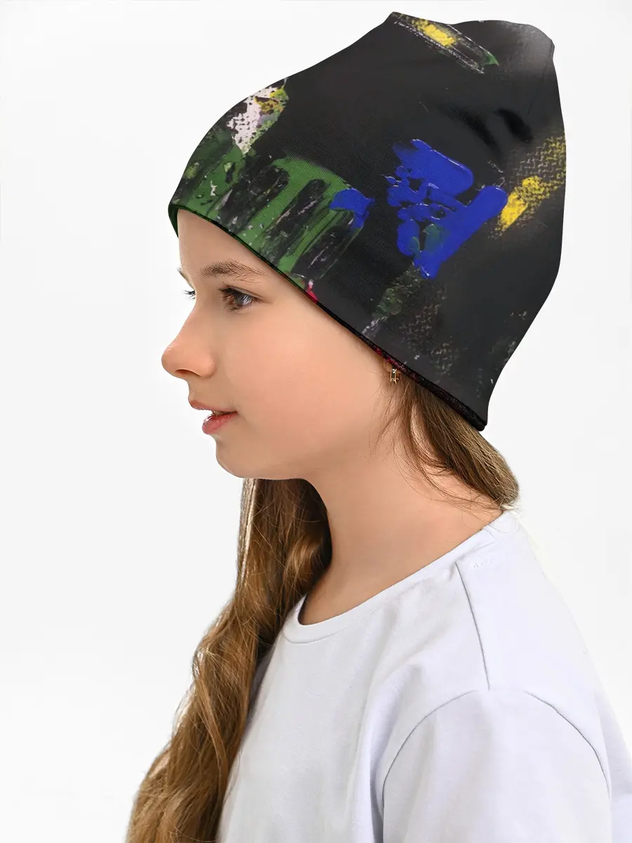 Детская шапка / Мазок художника!